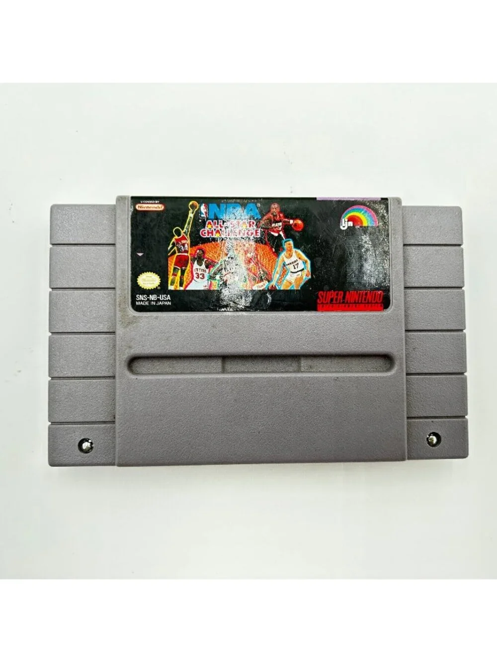 NBA All-Star Challenge SNES Cart Only Tested